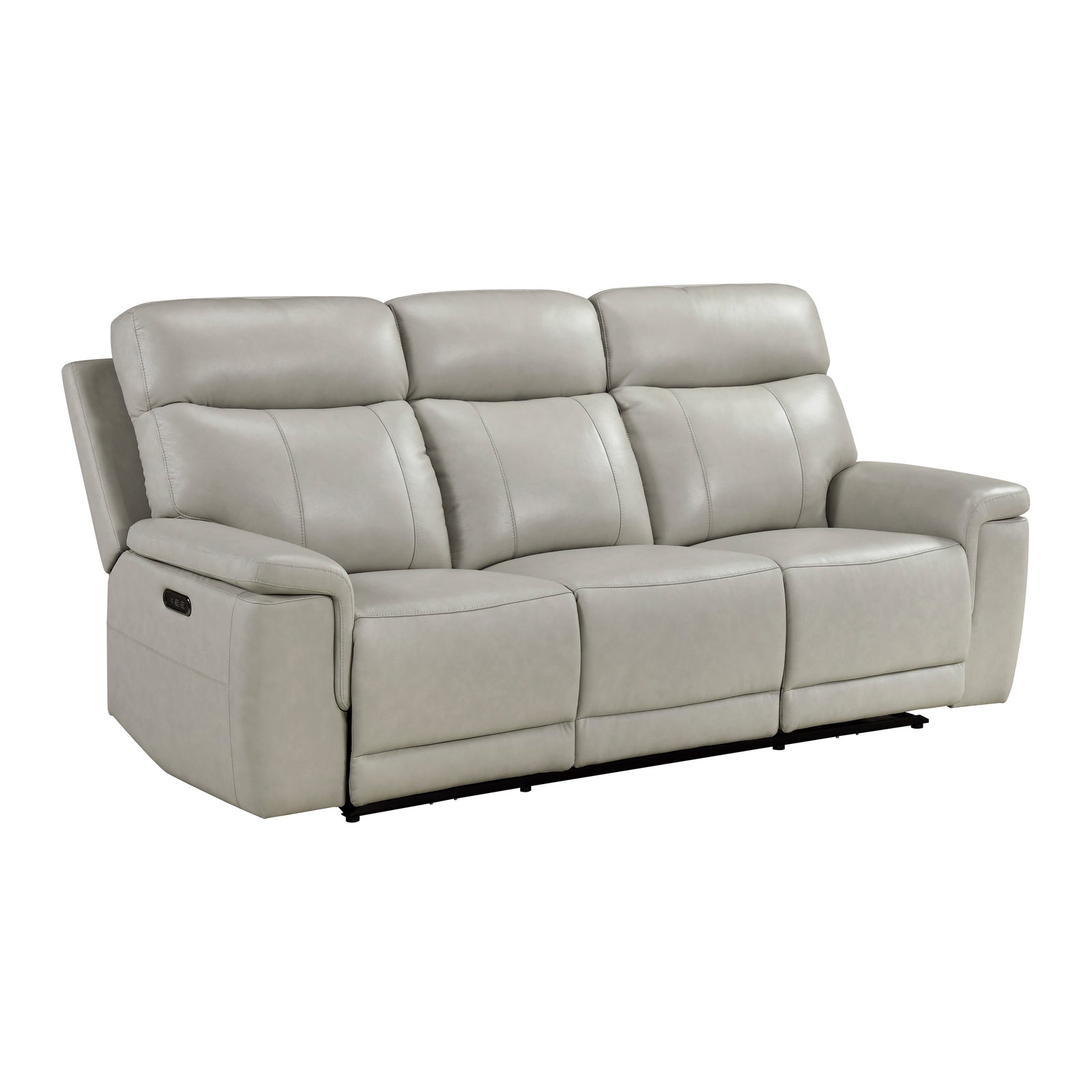 Vireo Leather Power Double Reclining Sofa with Power Headrest