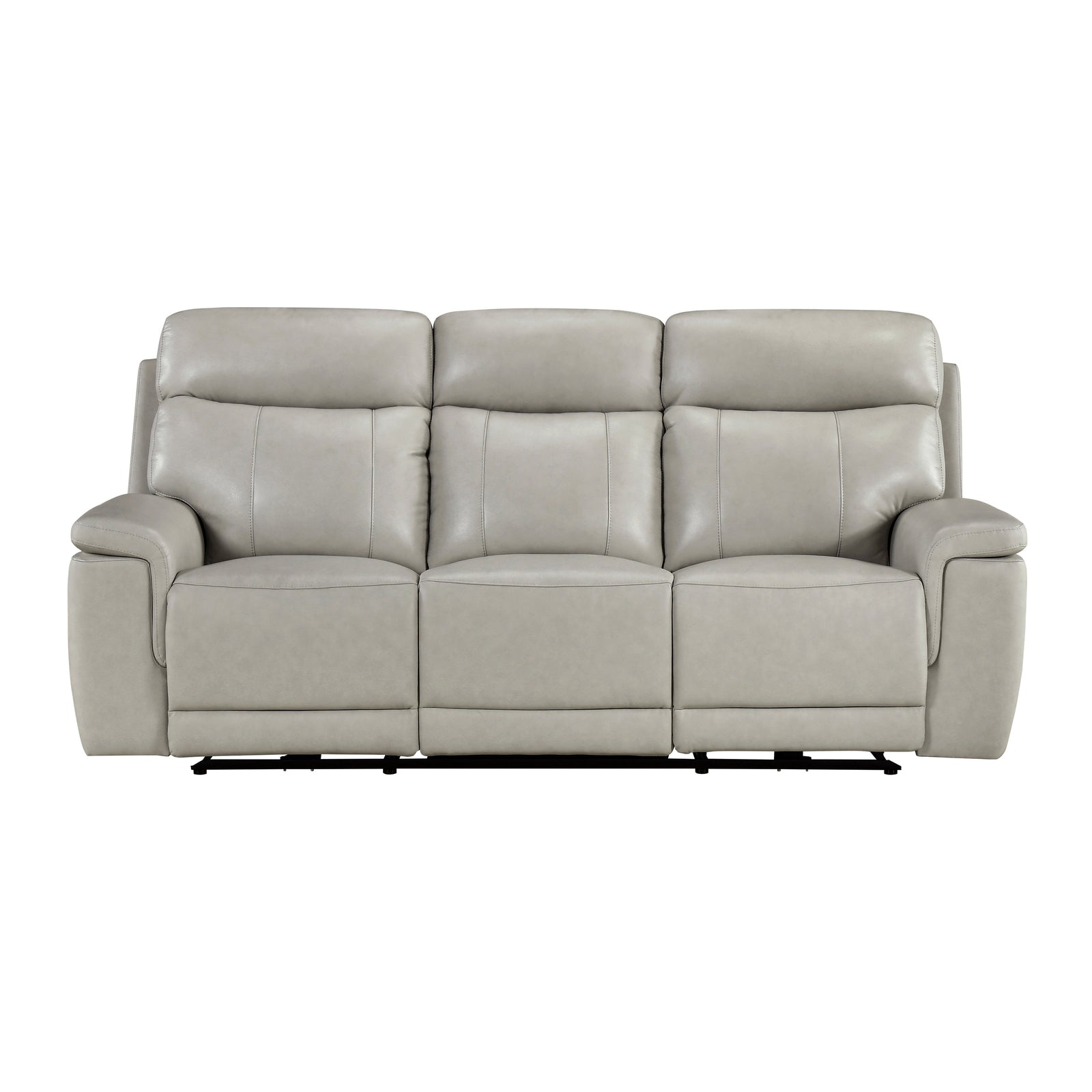 Vireo Leather Power Double Reclining Sofa with Power Headrest