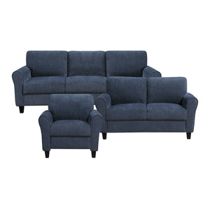 Diboll 3-Piece Chenille Fabric Living Room Sofa set