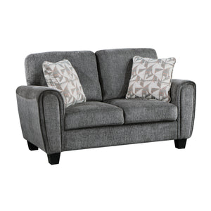 Ravenna 2-Piece Chenille Upholstered Living Room Sofa Set