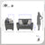 Ravenna 3-Piece Chenille Upholstered Living Room Sofa Set