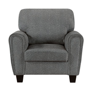 Delano Chenille Fabric Living Room Chair