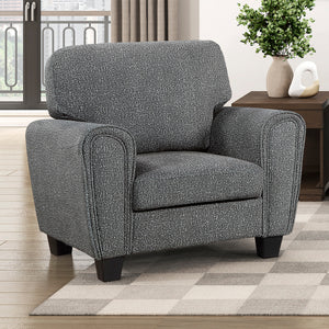 Delano Chenille Fabric Living Room Chair