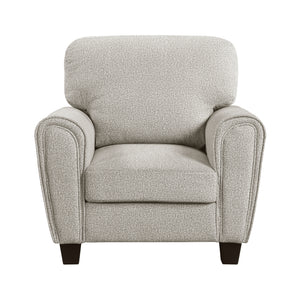 Delano Chenille Fabric Living Room Chair