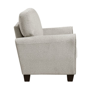 Delano Chenille Fabric Living Room Chair