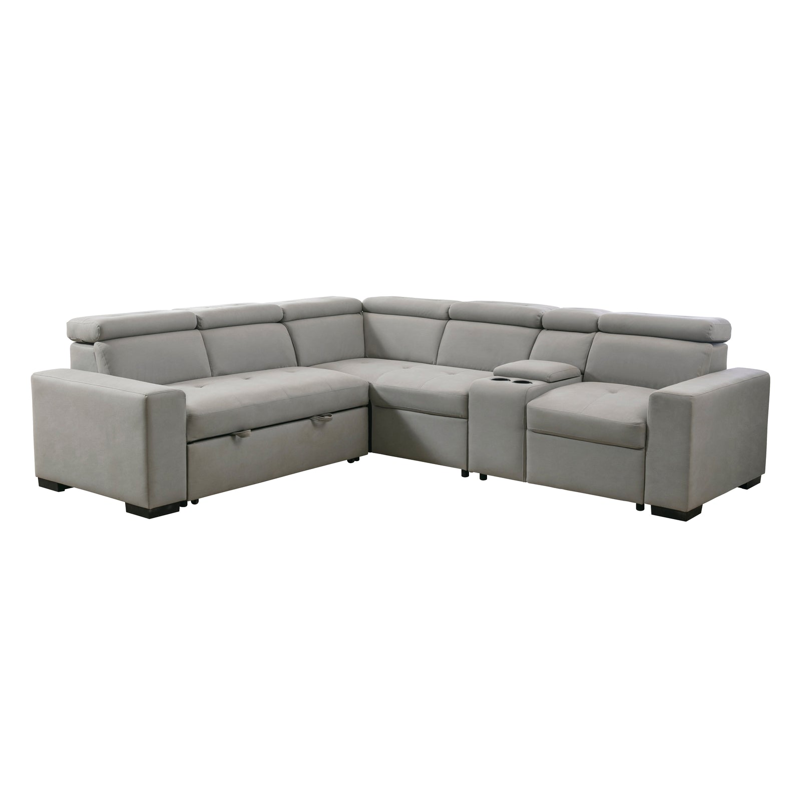 Harrisburg 3-Piece Sectional Sofa with Pull-out Bed