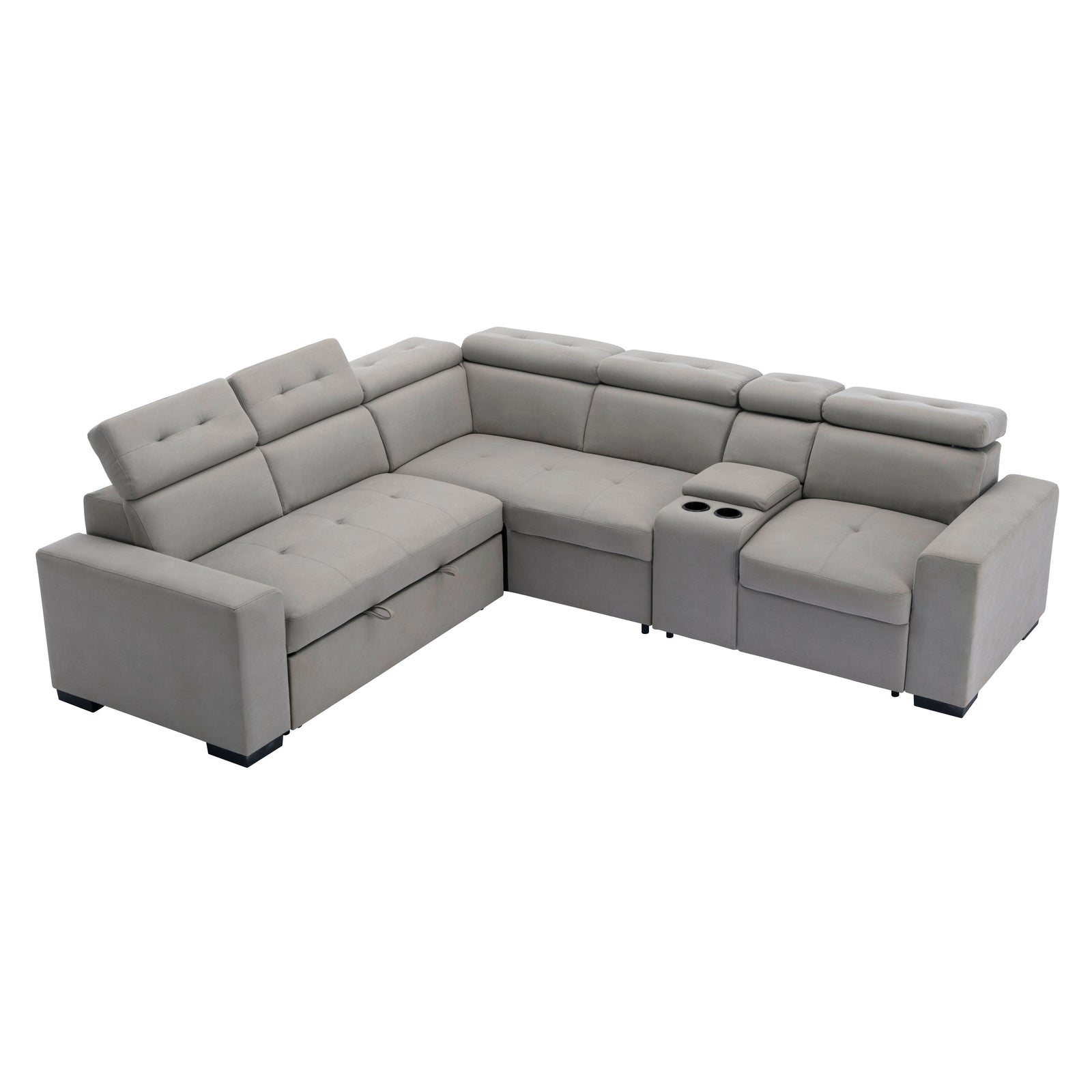 Harrisburg 3-Piece Sectional Sofa with Pull-out Bed