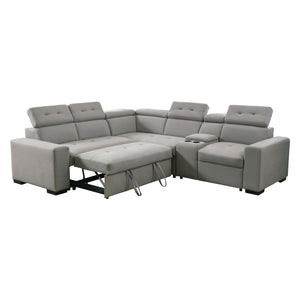 Harrisburg 3-Piece Sectional Sofa with Pull-out Bed
