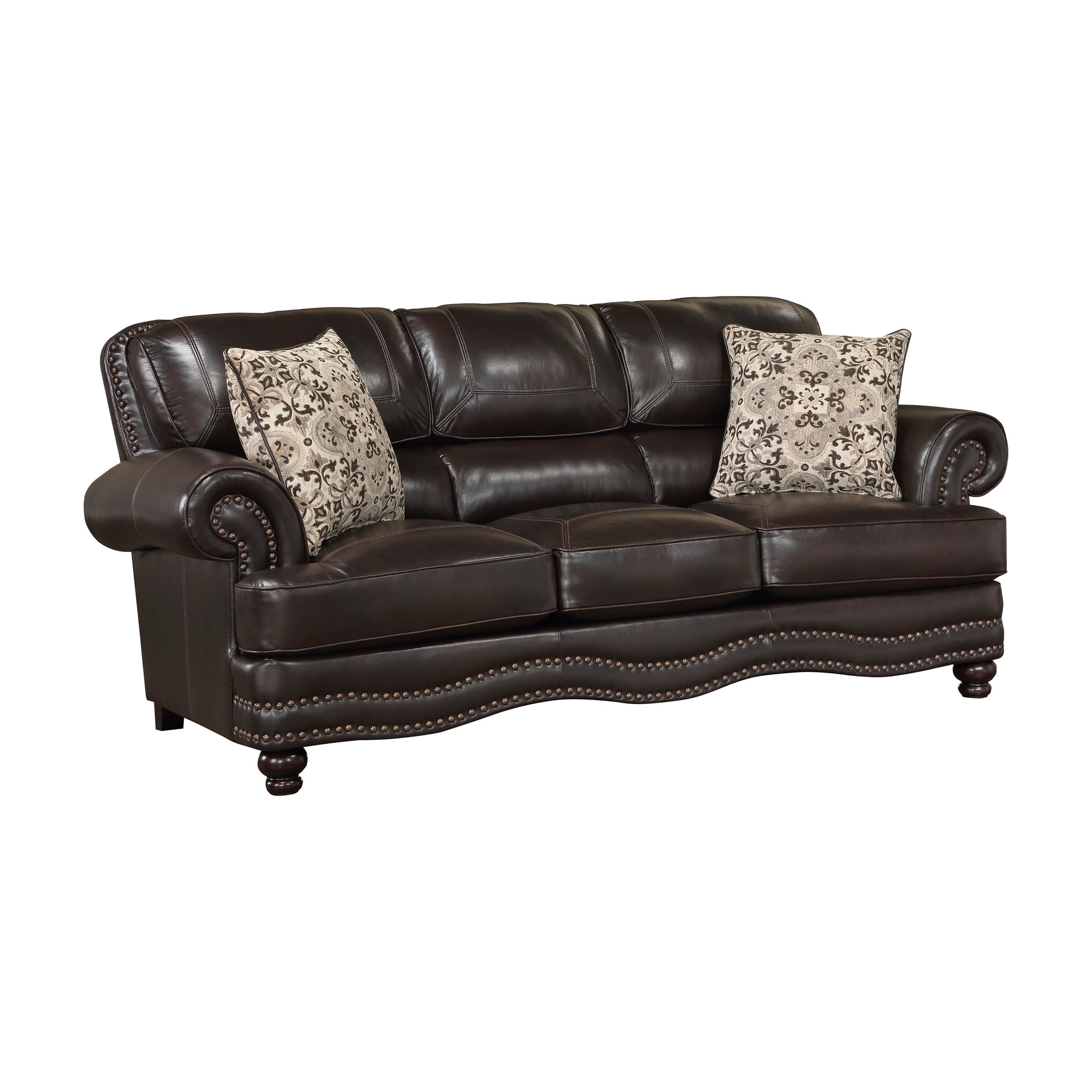 Mariposa Breathable Faux Leather Living Room Sofa