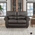 Ionia Leather Match Living Room Loveseat