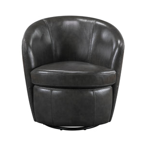 Ellis Leather Swivel Chair