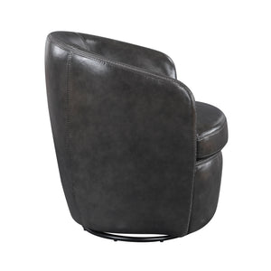 Ellis Leather Swivel Chair