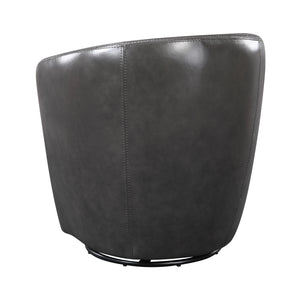 Ellis Leather Swivel Chair