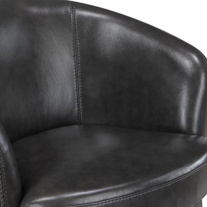 Ellis Leather Swivel Chair