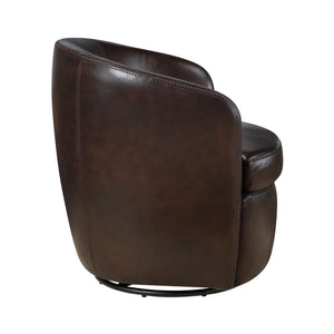 Ellis Leather Swivel Chair