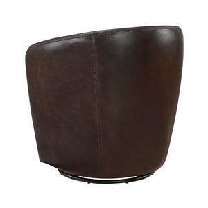 Ellis Leather Swivel Chair