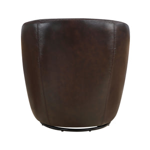 Ellis Leather Swivel Chair