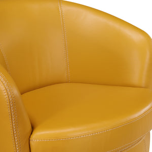 Ellis Leather Swivel Chair