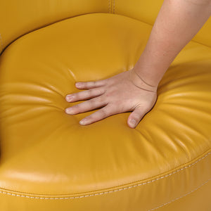 Ellis Leather Swivel Chair