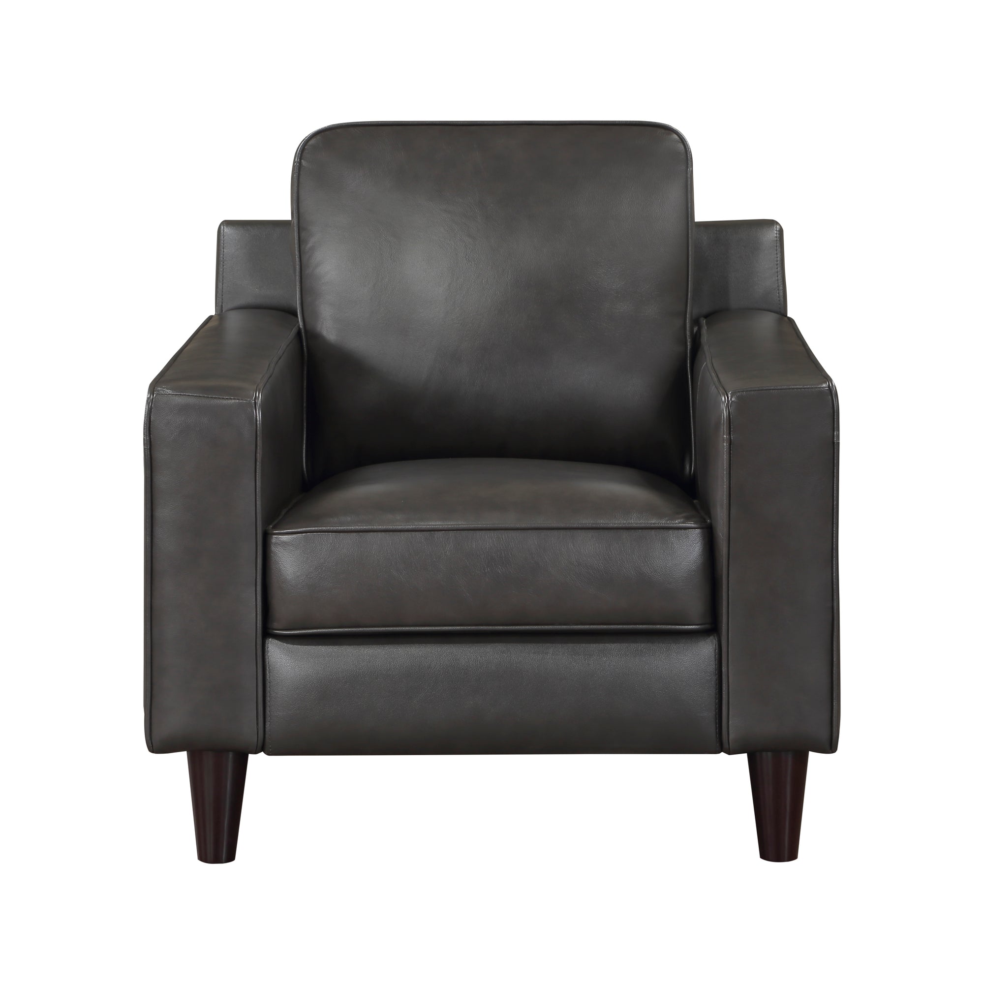 Belen Leather Match Living Room Chair