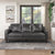 Belen Leather Match Living Room Sofa