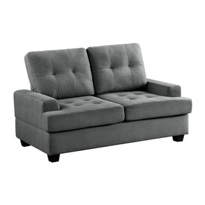Darwan 3-Piece Fabric Living Room Sofa Set