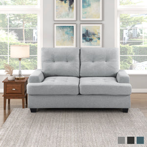 Darwan Fabric Upholstered Living Room Loveseat