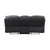 Emory Breathable Faux Leather Manual Double Reclining Sofa