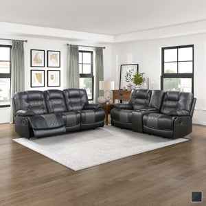 Emory 2-Piece Manual Reclining Living Room Sofa Set