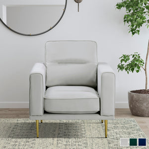 Valleton Velvet Living Room Chair