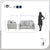 Valleton 3-Piece Velvet Living Room Sofa Set
