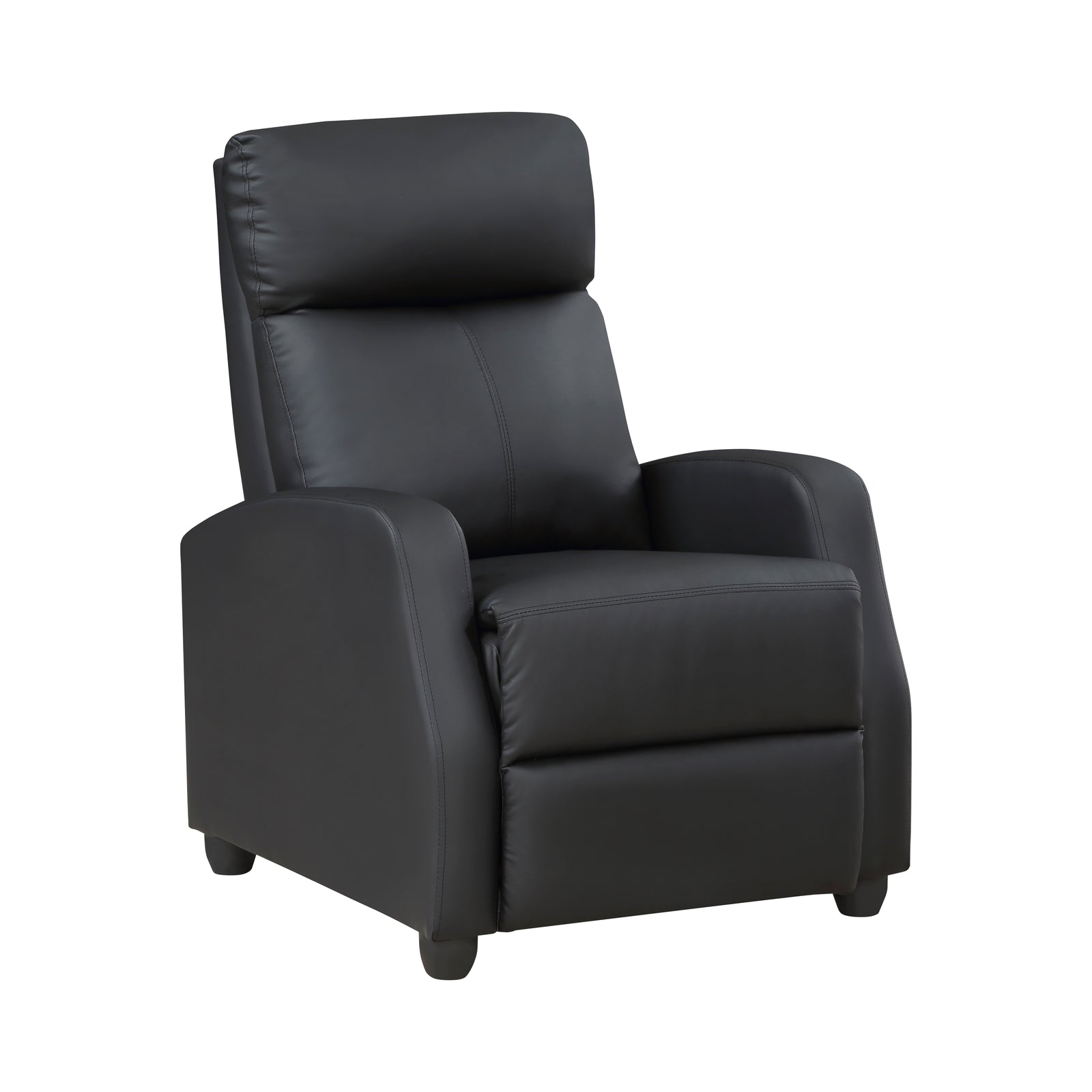 Darcy Faux Leather Push Back Reclining Chair