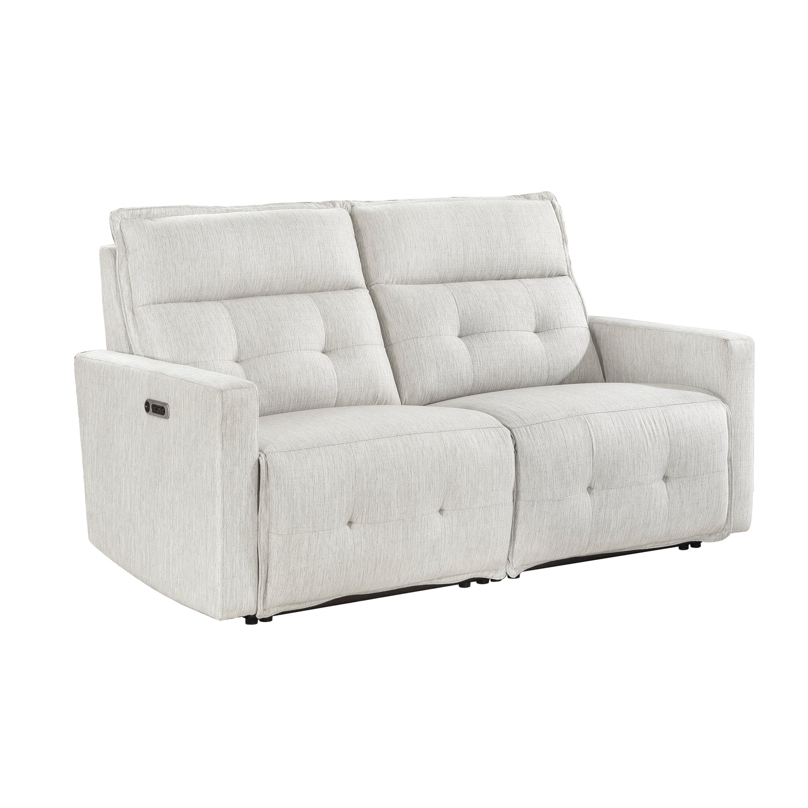 Autrey Fabric Power Double Reclining Loveseat