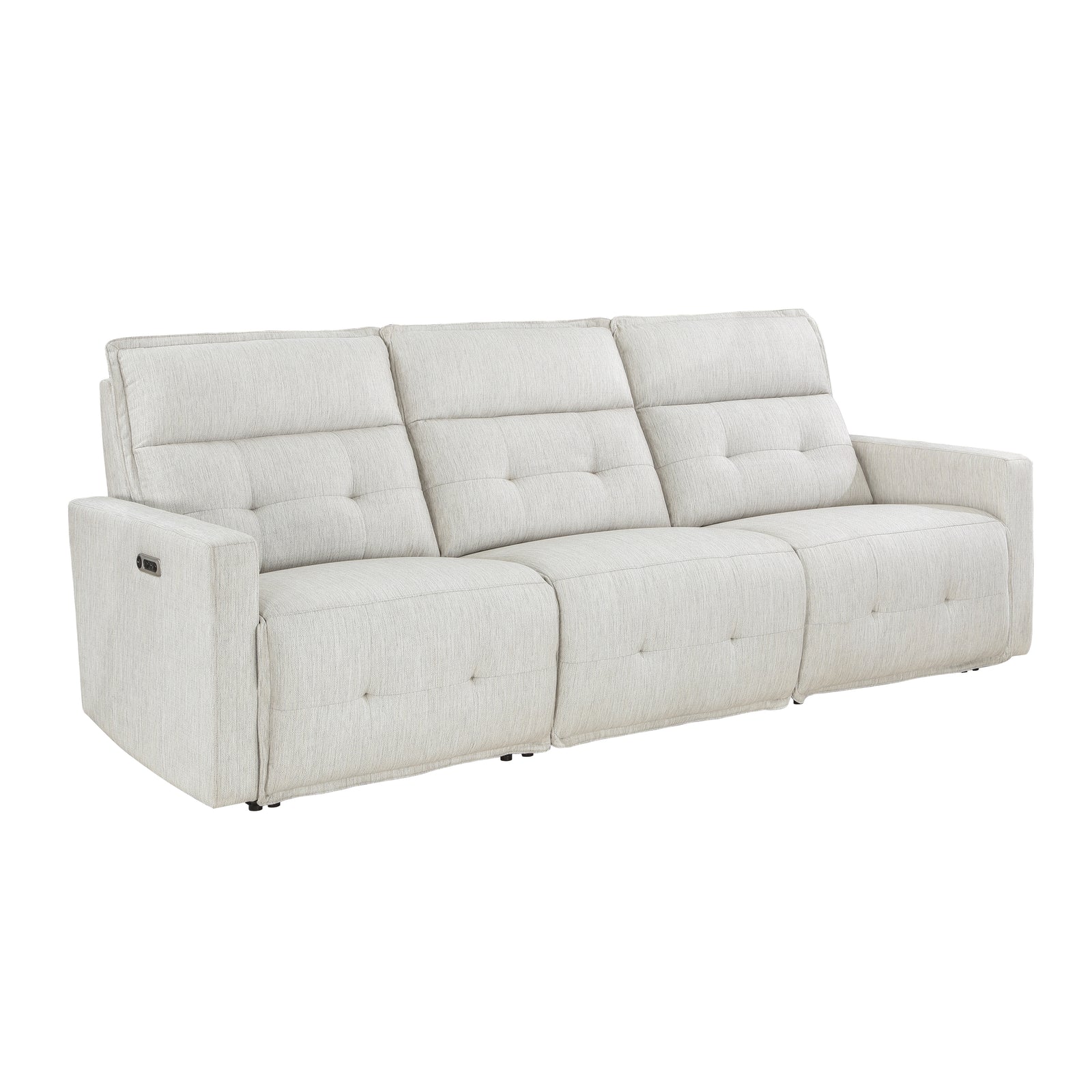 Autrey Fabric Power Double Reclining Sofa