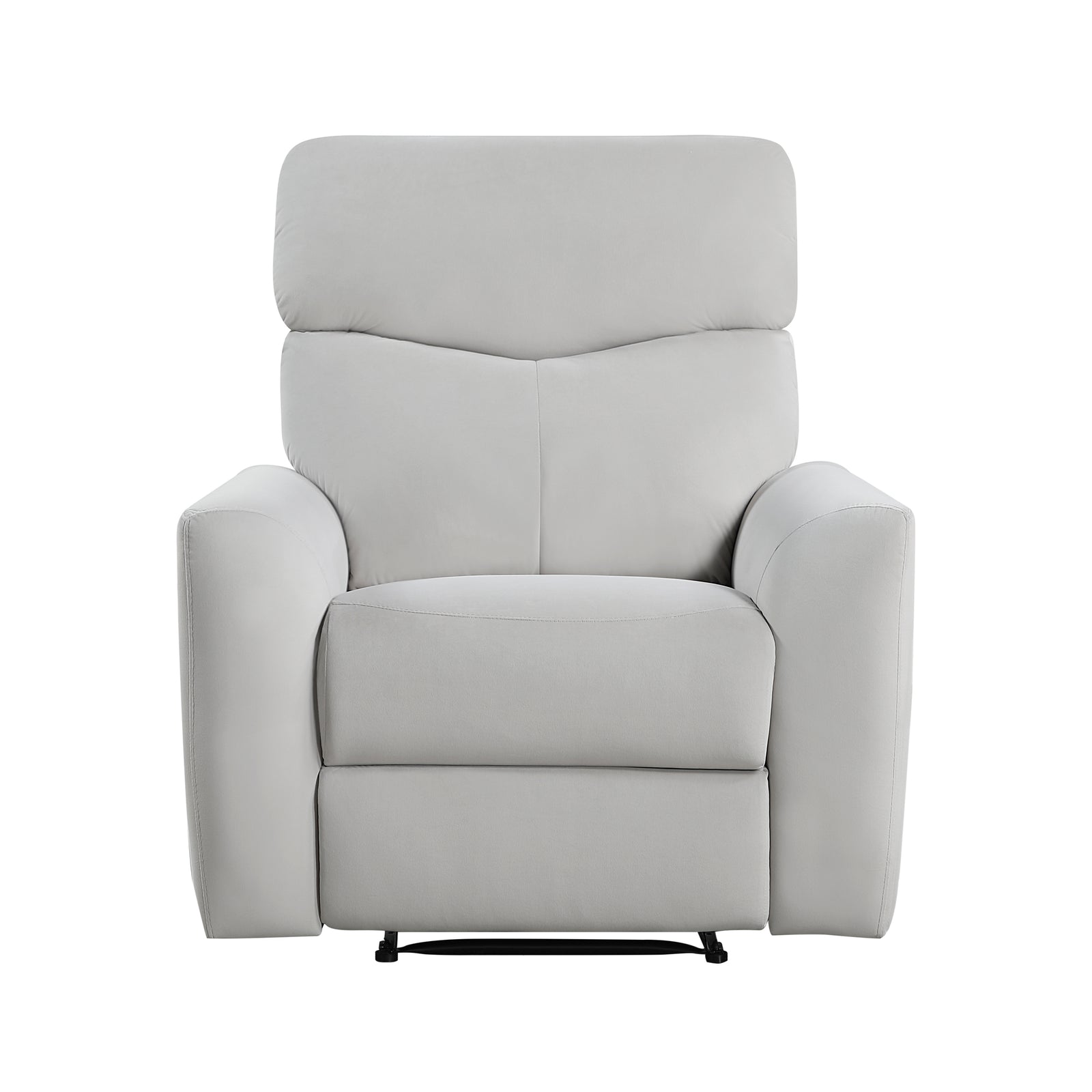 Lantham Velvet Manual Reclining Chair