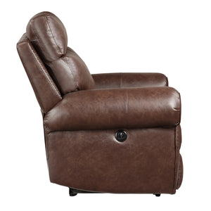Chesky Breathable Faux Leather Power Double Reclining Sofa