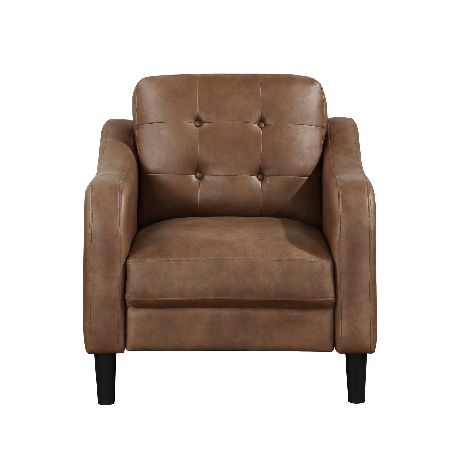 Reagan Polished Microfiber Living Room Chair