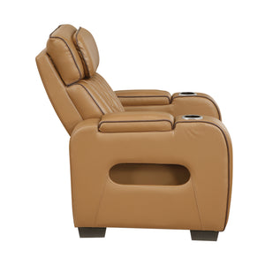 Luminate 3-Piece Faux Leather Living Room Sofa Set