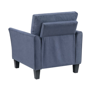 Felix 3-Piece Textured Fabric Living Room Sofa Set