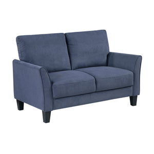 Felix Textured Fabric Living Room Loveseat