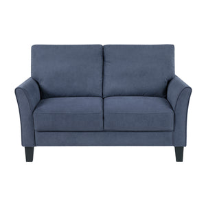 Felix 2-Piece Textured Fabric Living Room Sofa Set