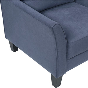 Felix Textured Fabric Living Room Loveseat