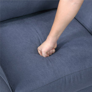 Felix Textured Fabric Living Room Loveseat