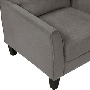 Felix Textured Fabric Living Room Loveseat