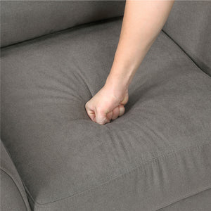 Felix Textured Fabric Living Room Loveseat