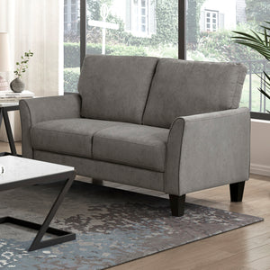 Felix Textured Fabric Living Room Loveseat