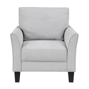 Felix 3-Piece Textured Fabric Living Room Sofa Set