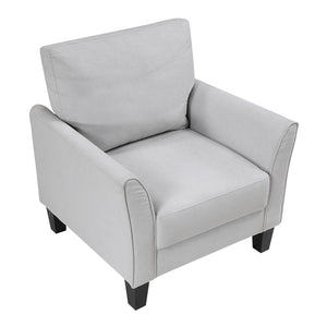 Felix Textured Fabric Living Room Chair