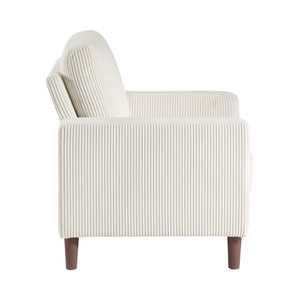 Caspian Corduroy Fabric Living Room Chair