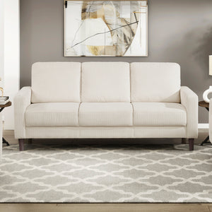 Caspian Corduroy Fabric Living Room Sofa